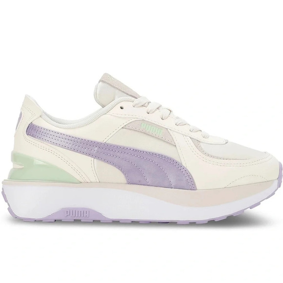 Puma Cruise Rider NU Satin Sneaker,
White + Pristine, Size US 5.5/EU 36.5, NIB - Picture 3 of 15